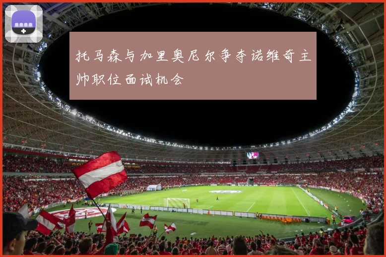 托马森与加里奥尼尔争夺诺维奇主帅职位面试机会